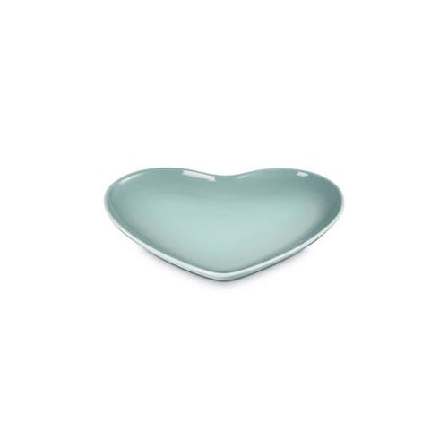 Heart Plate 23cm - Sea Salt