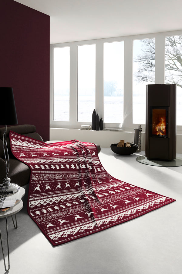 Fairisle Throw 140 x180cm