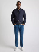 Forbes Bomber Jacket - Navy2