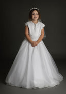 Ione Communion Dress - White