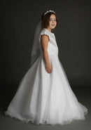 Ione Communion Dress - White