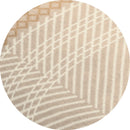 Cotton Rich Border Twill Blanket - Natural - 140x180