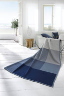 Grand Check Blue Throw - 150 x 200cm