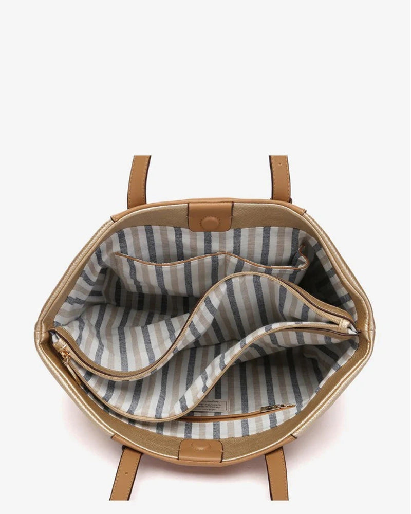 Trendy Agar Bag - Gold