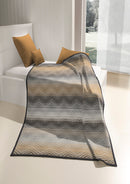 Cotton Rich Throw - Zig Zag Natural 140 x 180