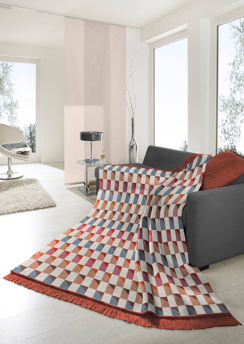 Cotton Rich Throw - Bricks 140 x 180