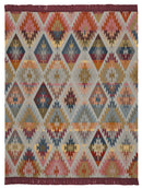 Cotton Rich Throw - Ikat Diamond 140 x 180