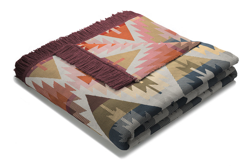 Cotton Rich Throw - Ikat Diamond 140 x 180