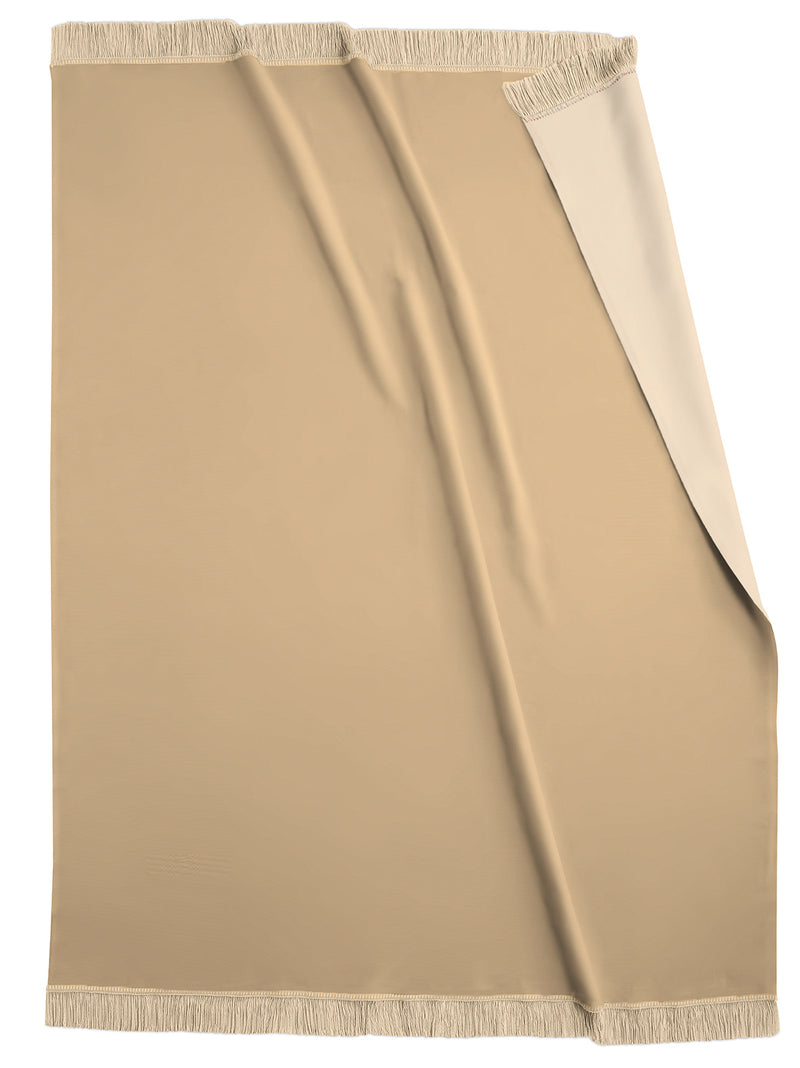 Cotton Rich Throw - Plain Natural 140 x 180