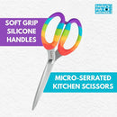 Gripz 24cm Household Scissors - Rainbow