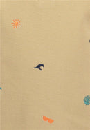 Dropped Shoulder Polo Shirt - Camel