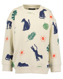 Dropped Shoulder Sweatshirt - Stone