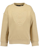 Dropped Shoulder Sweatshirt - Camel