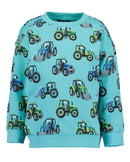 Round Neck Sweatshirt - Lagune