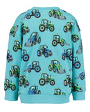 Round Neck Sweatshirt - Lagune