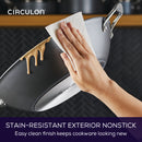 ScratchDefense Wok & Stainless Steel Lid - 36cm