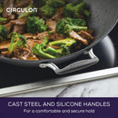 ScratchDefense Wok & Stainless Steel Lid - 36cm