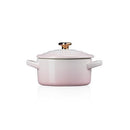 Petite Casserole with Gold Heart - Shell Pink