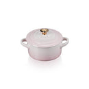 Petite Casserole with Gold Heart - Shell Pink