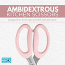 Gripz 21cm Serrated Shears - Cherry Blossom