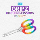Gripz 24cm Household Scissors - Rainbow