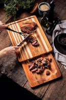 Teak Wood Barbeque Board & Tray