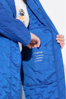 HYPRAR QUILTED HOODED COAT - Blue