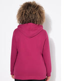 ROCK SEQUINED HOODY - Mahogany