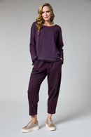 Barrel Jogger - Mulberry