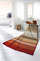 Ombre Stripe Throw 140X180 - Terracotta
