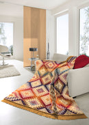 Ikat Diamond Throw 140X180 - Multi