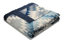 Ikat Diamond Throw 140X180 - Blue
