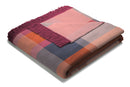 Oversized Check Throw 140X180 - Plum