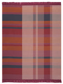 Oversized Check Throw 140X180 - Plum