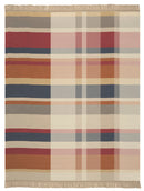Oversized Check Throw 140X180 - Natural