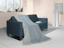 Texture Semi Plain Throw 140X180 - Blue