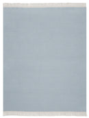 Texture Semi Plain Throw 140X180 - Blue