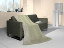 Texture Semi Plain Throw - Green