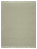 Texture Semi Plain Throw - Green