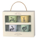 Egg Cup Pails Set of 4 - Country Hare