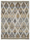 Unique Home Ikat Throw - Grey 140 x 180