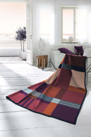 Unique Home Patchwork Throw - Red 140 x 180