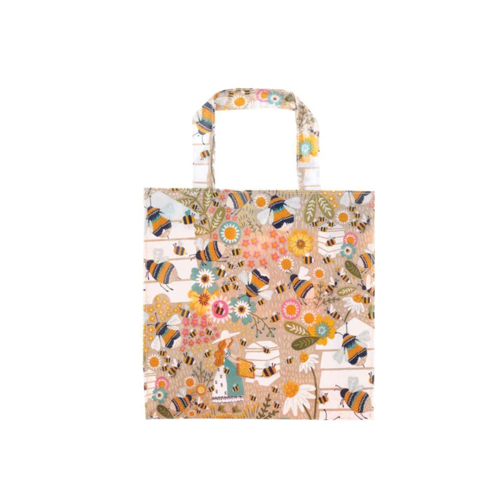 Bee Keeper PVC Coated Tote Bag - Small