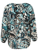 PRINT BLOUSE - 103