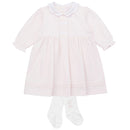 Jersey Dress and Tights- Pale Pink