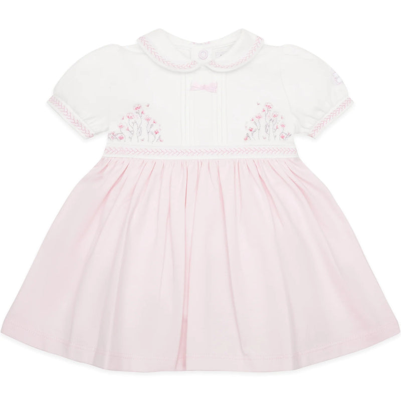 Floral Jersey Dress - Pale Pink