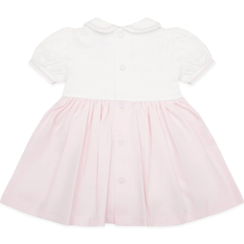 Floral Jersey Dress - Pale Pink