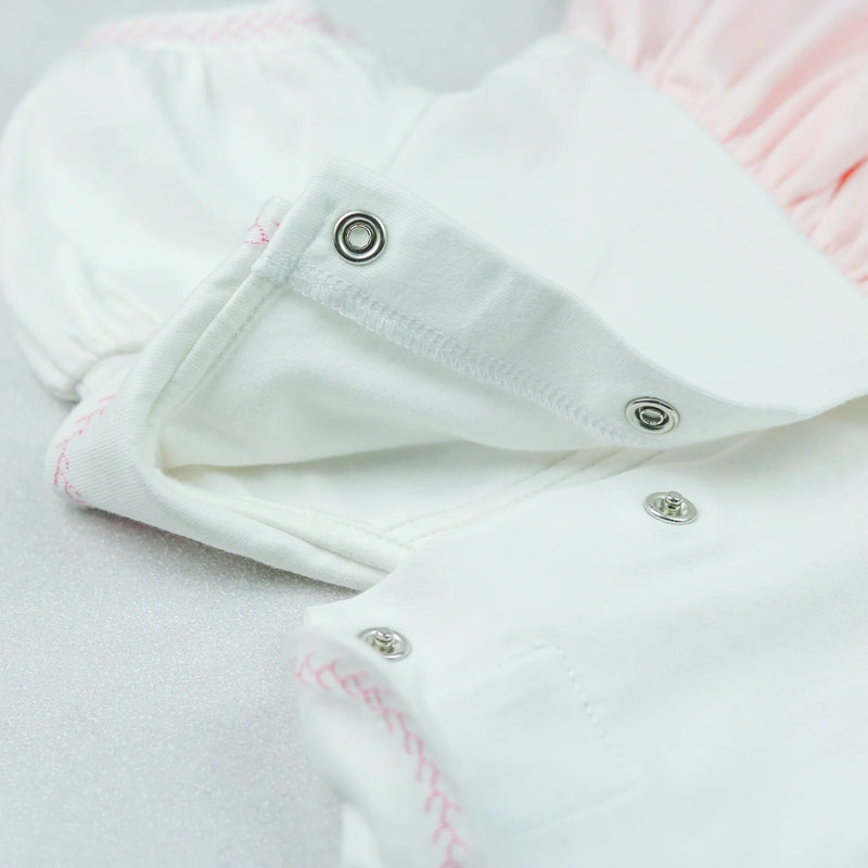 Floral Jersey Dress - Pale Pink