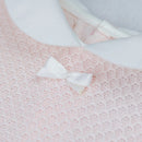 Rosebud Embroidery Dress - Pale Pink