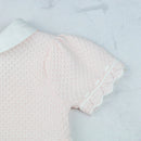 Rosebud Embroidery Dress - Pale Pink